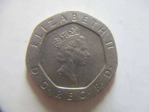 GREAT BRITAIN 20 PENCE - 1991 LOVELY DETAILED COIN