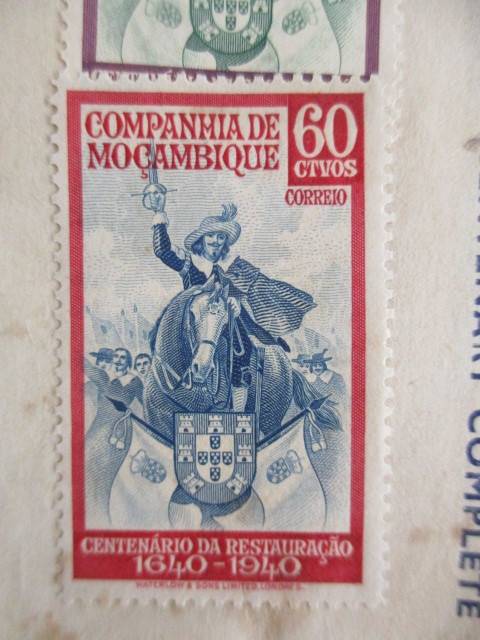 MOZAMBIQUE SET OF TERCENTENARY 1940 STAMPS