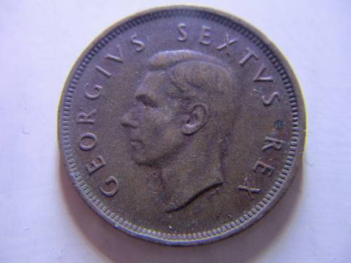 SOUTH AFRICA 1950 HALF PENNY