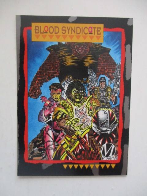 DC COMICS - BLOOD SYNDICATE NO. 1  - 1993 WITH2 POSTERS AND TRADING CARD !!!!! GREAT CONDITION