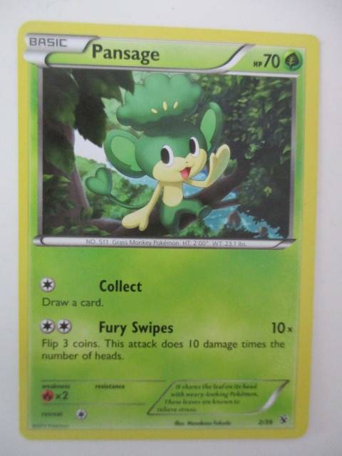 POKEMON TRADING CARD - PANSAGE