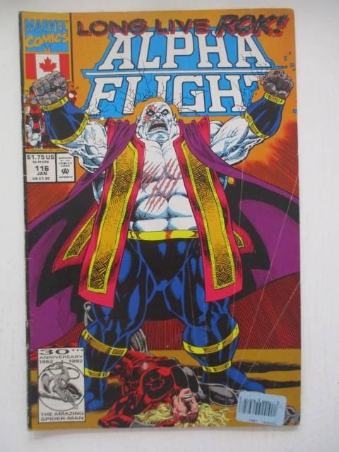 MARVEL COMICS - ALPHA FLIGHT  VOL. 1  NO.116  - 1993