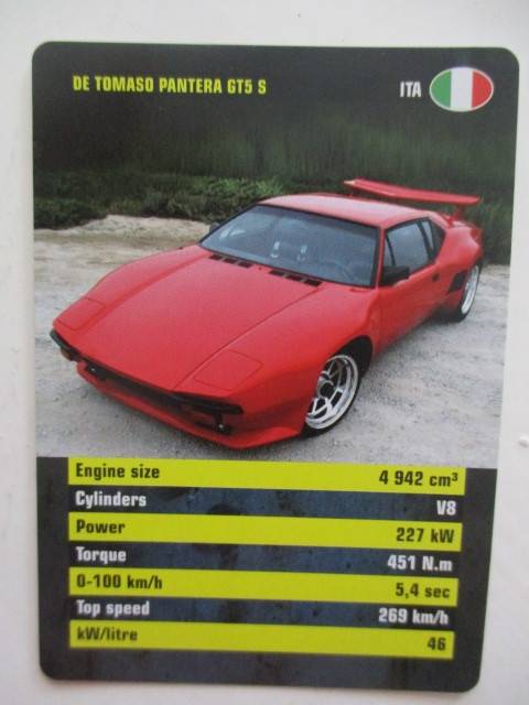 VINTAGE - CAR ICONS TRUMPS CARDS