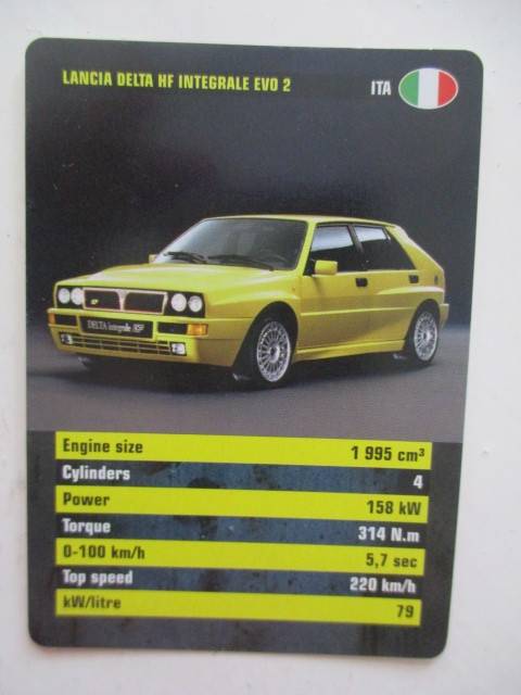 VINTAGE - CAR ICONS TRUMPS CARDS