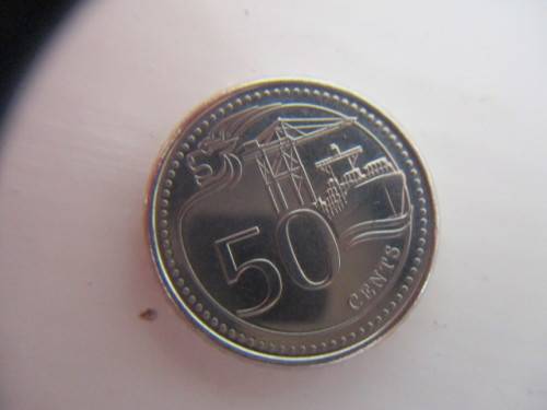 SINGAPORE 50c COIN 2016 - LOVELY CONDITION COIN