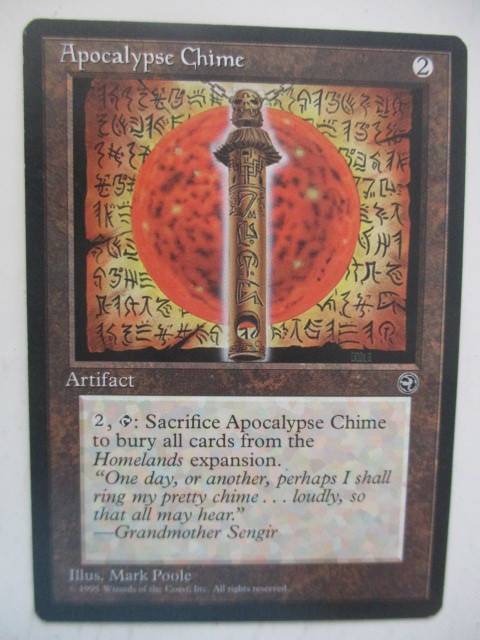 MAGIC THE GATHERING - APOCALYPSE CHIME - WORLD CHAMPIONSHIPS 1996