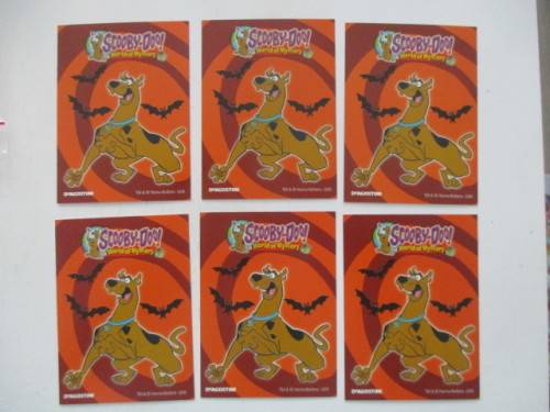 SCOOBY DOO TRADING CARDS PACK OF 6 DIFFERENT CARDS