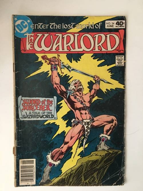 DC COMICS - THE WARLORD - NO. 34 - VOL. 5 - 1980