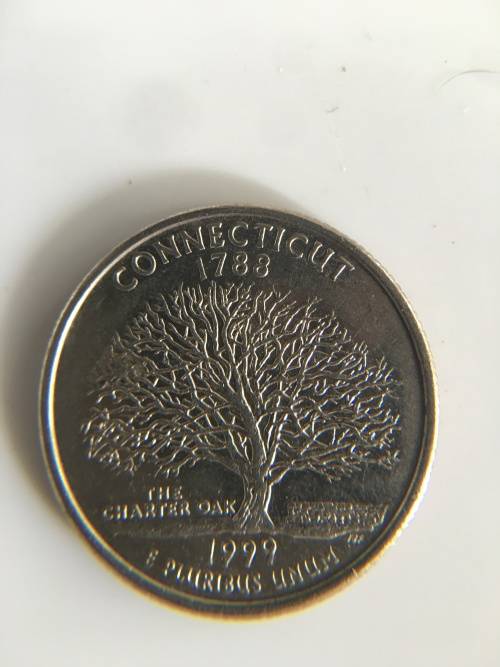 AMERICA QUATER DOLLAR  STATE  CONNECTICUT