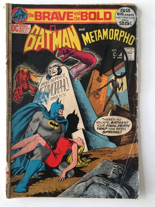 DC BRAVE AND THE BOLD COMICS - BATMAN AND METAMORPHO - VOL. 18  NO. 101 - 1972