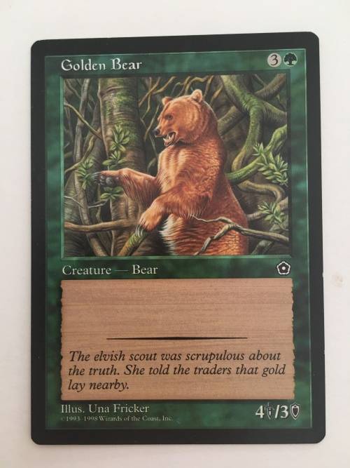 MAGIC THE GATHERING - GOLDEN BEAR - PORTAL SECOND AGE