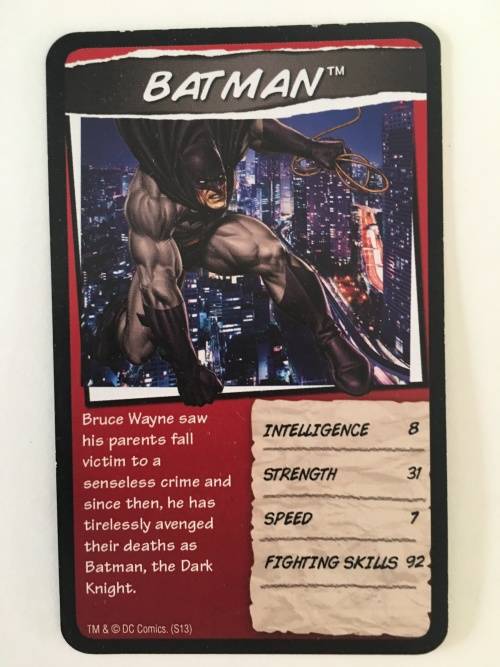 DC HERO TRADING CARDS - BATMAN - 2017 - 2 DIFFERENT EDITIONS