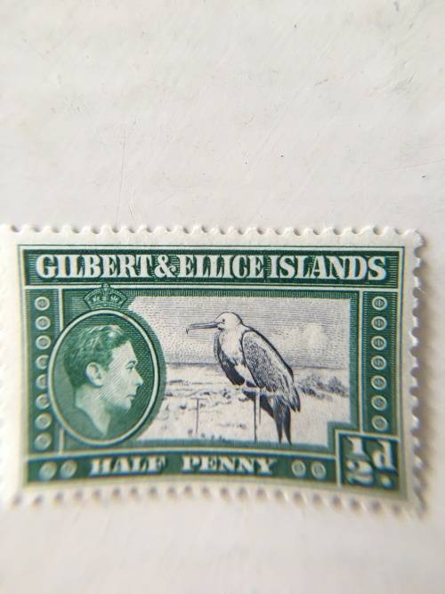 GILBERT & ELLICE ISLANDS UNUSED KING GEORGE STAMP