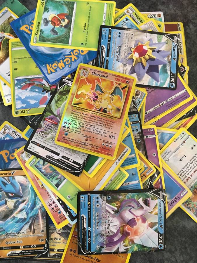 BOX FILLED WITH ``REPLICA`` POKEMON CARDS REAL DC CARDS AND REAL MAGIC THE GATHERING CARDS