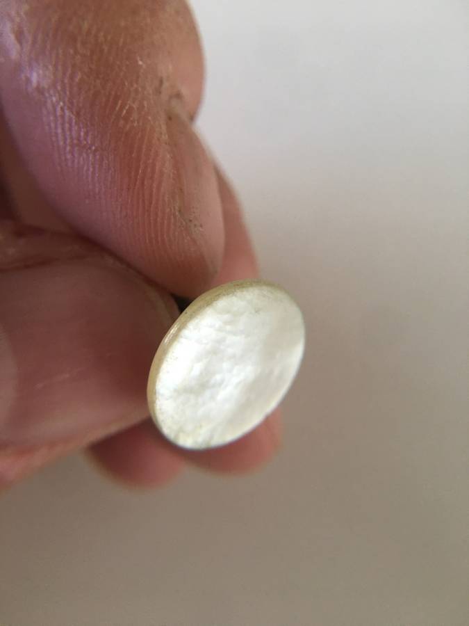 VINTAGE LOVELY MOTHER OF PEARL MENS CUFF LINKS