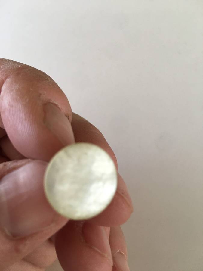 VINTAGE LOVELY MOTHER OF PEARL MENS CUFF LINKS