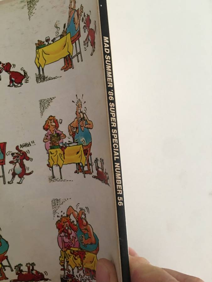 VINTAGE MAD MAGAZINE - SUPER SPECIAL NO. 56 1986 - VERY THICK  ISSUE