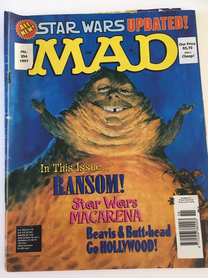 VINTAGE MAD MAGAZINE - STAR WARS UPDATED  NO. 354 - 1997