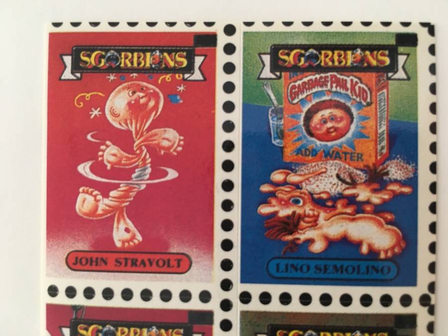 VINTAGE ITALIAN MINT SET OF 4 GARBAGE PAIL KIDS - 1989