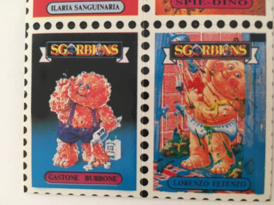 VINTAGE ITALIAN MINT SET OF 4 GARBAGE PAIL KIDS - 1989