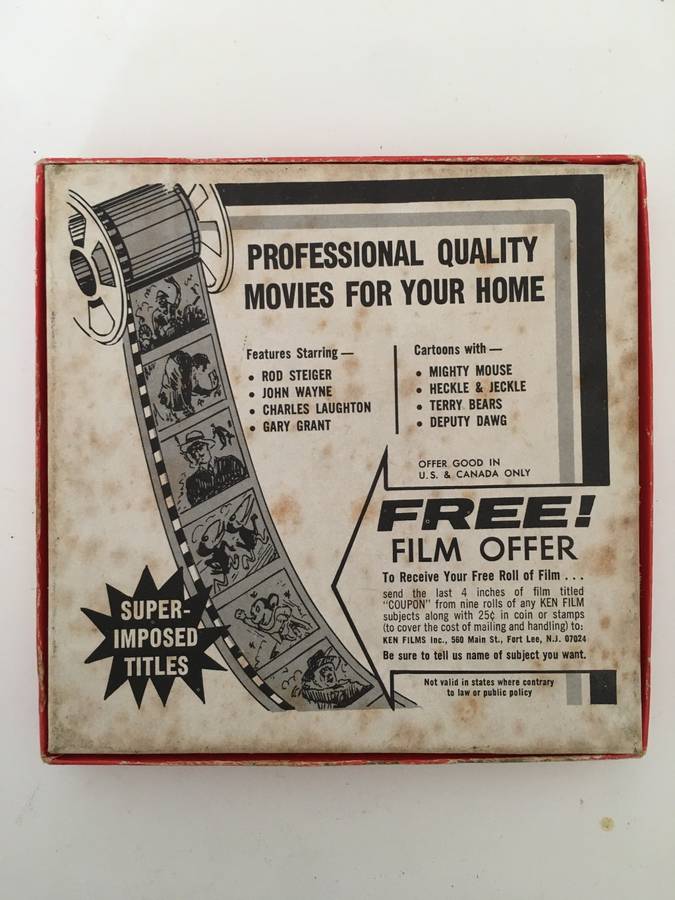VINTAGE MIGHTY MOUSE 8MM HOME MOVIES - SUPER RARE