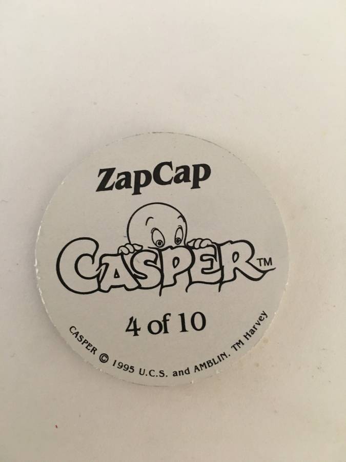 ZAPCAP CASPER TAZO 1995 -HOLOGRAM TAZO - NO. 4