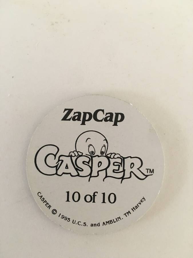 ZAPCAP CASPER TAZO 1995 - HOLOGRAM TAZO - NO. 10