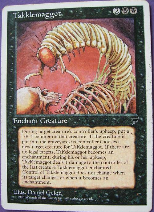 Magic the Gathering Takklemaggot BID PER CARD (Rare)