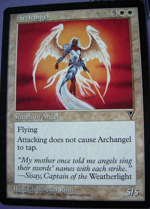 Magic the Gathering Archangel bid per card (Rare)
