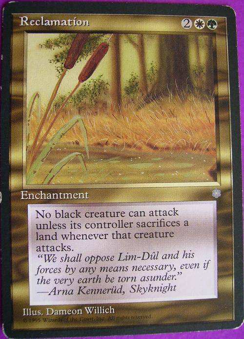 Magic the Gathering Reclamation (Rare)