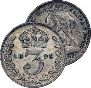 BRITISH SILVER THREEPENCE COLLECTION - 2