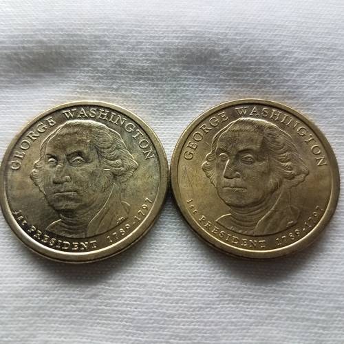 USA $1 Presidential Coin - 1st President George Washington