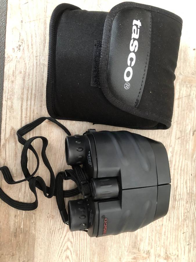 BULK DEAL- TWO TASCO AND ONE ULTRAOPTEC 10X25 POCKET BINOCULARS IN ORIGINAL POUCHES