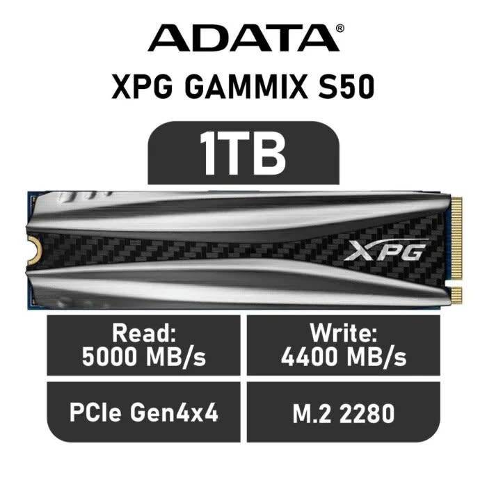 XPG 1TB PCIe Gen4x4  *5000/4400MB/S*