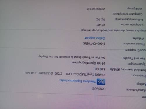 Lenovo Desktop PC Only