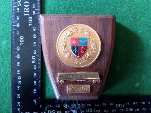 SADF SHOOTING TROPHY 1989 "TUSSEN KMDMT SPANNE"