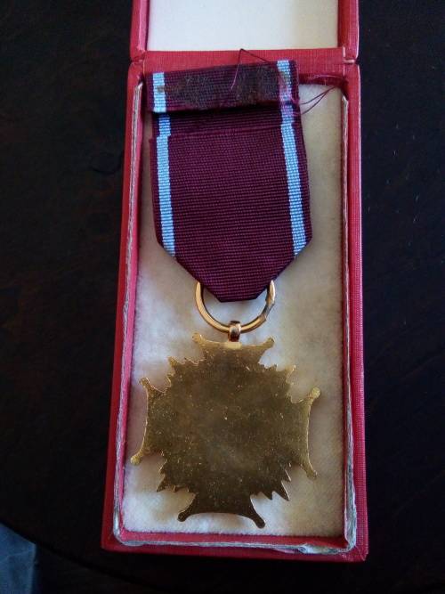 POLAND MERIT CROSS WITH BOX OF ISSUE