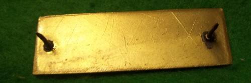 SADF - CHIEF OF THE ARMY HIGHER FORMATION BAR - PINS INTACT