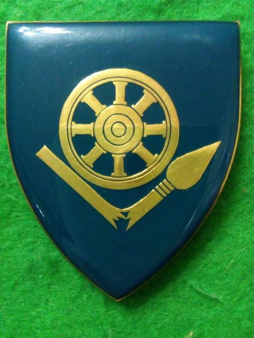 SADF - WEENEN / KLIPRIVIER COMMANDO METAL SHOULDER FLASH  - PINS INTACT