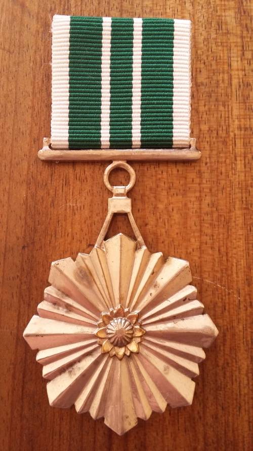 SOUTH AFRICA PRISONS MERIT MEDAL TO NCOs (SILVER) - NAMED