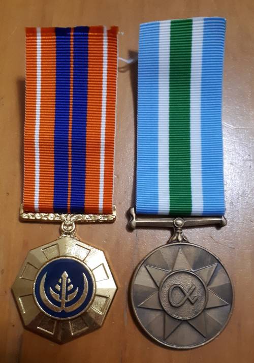 SADF - 2 FULL SIZE MEDAL LOT  #3