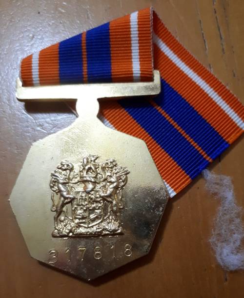 SADF - PRO PATRIA MEDAL -  FLAT ROUNDEL