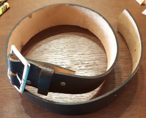 SWATF - STEPOUT DRESS LEATHER BELT - SIZE 32 UNUSED