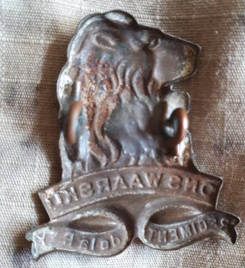 SADF - REGIMENT DE LA REY CAP BADGE (EARLY TYPE)