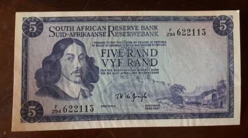 LOT OF 4 OLD SOUTH AFRICAN BANKNOTES