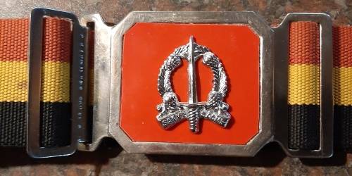 SADF - MILITARY POLICE STABLE BELT (BELTING 82 CM)