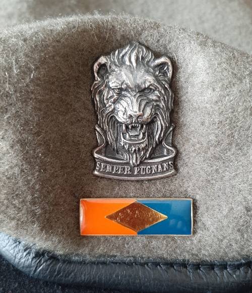 SWATF BERET WITH REACTION FORCE BADGE AND ARMOUR BAR - SIZE 53