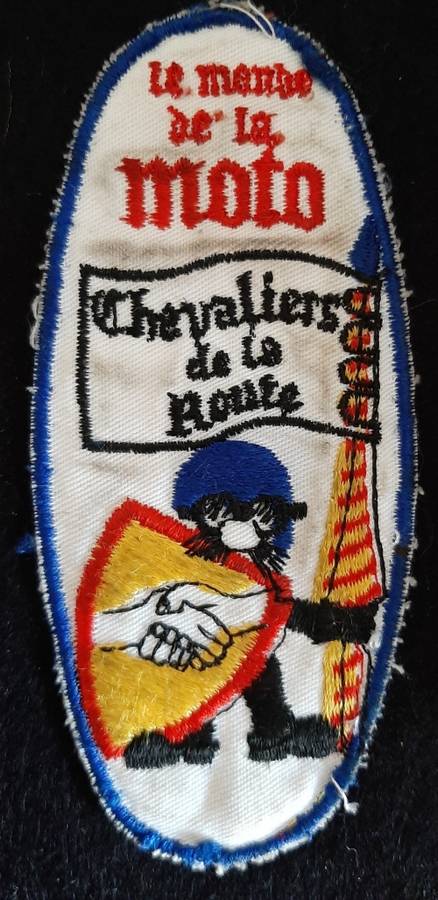 FRANCE - FRENCH BIKER PATCH (WORN)