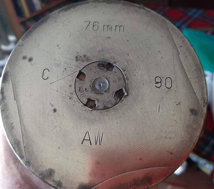 EMPTY (FFE/ INERT) 76 MM SHELL CASING