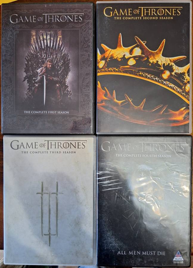GAME OF THRONES  @@@ SEASON 1 - 4 @@@ DVD BOX SET LOT